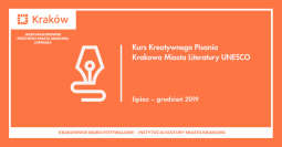 Miasto Literatury ogłasza program kursów kreatywnego pisania