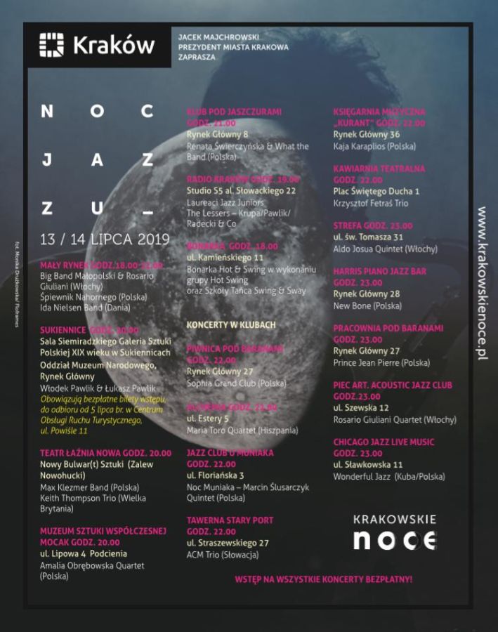 Noc Jazzu 2019 plakat