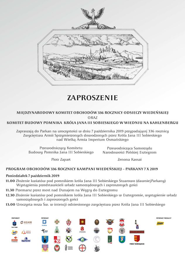 rocznica bitwy pod Parkanami - plakat