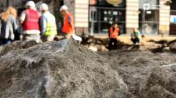 Przy ul. Krakowskiej odkryto kolejne relikty z czasów Kazimierza Wielkiego