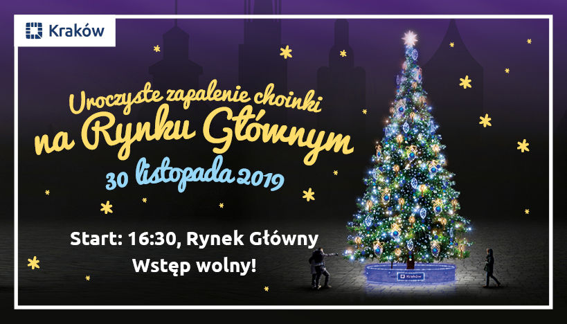 Świąteczne dekoracje rozświetlą Kraków