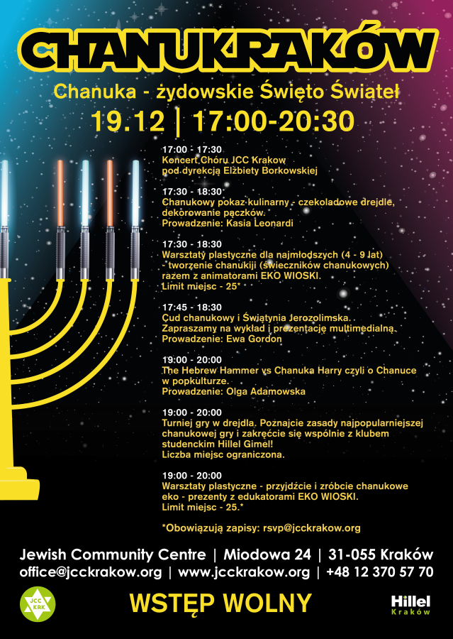 chanuka 2019 jcc plakat