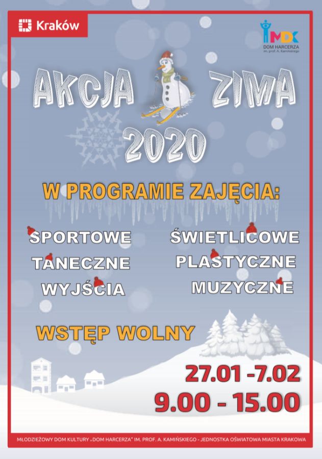 MDK Lotnicza akcja zima 2020