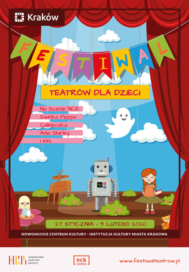 PLAKAT NCK Festiwal Teatrów Dla Dzieci w NCK