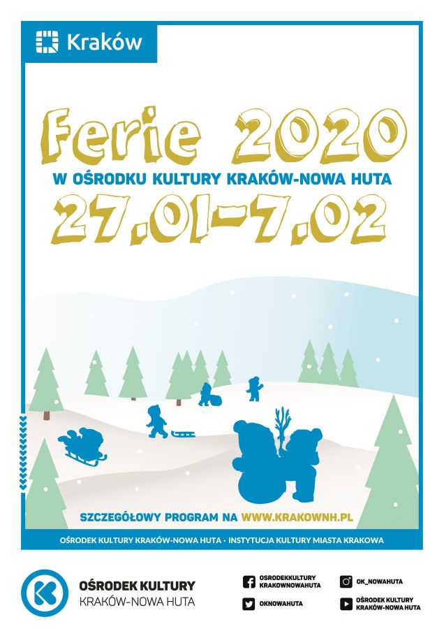Ferie w klubach Ośrodka Kultury Kraków-Nowa Huta