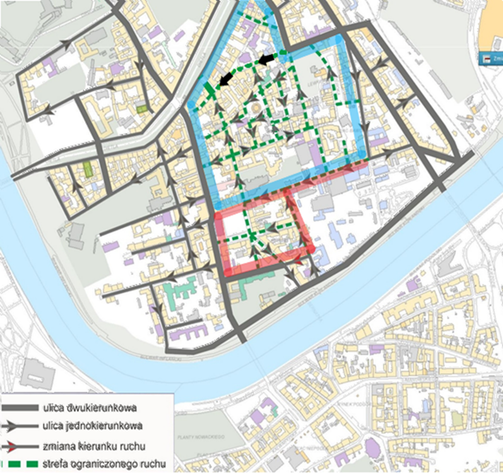 strefa ograniczonego ruchu Kazimierz