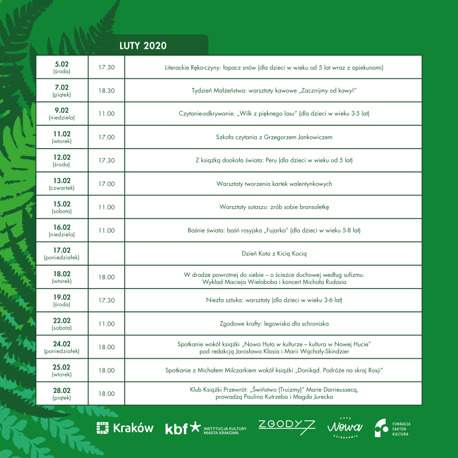 Zgody 7 luty harmonogram