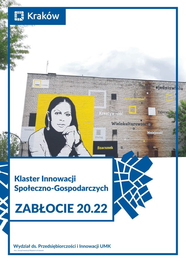 klaster plakat z podpisem