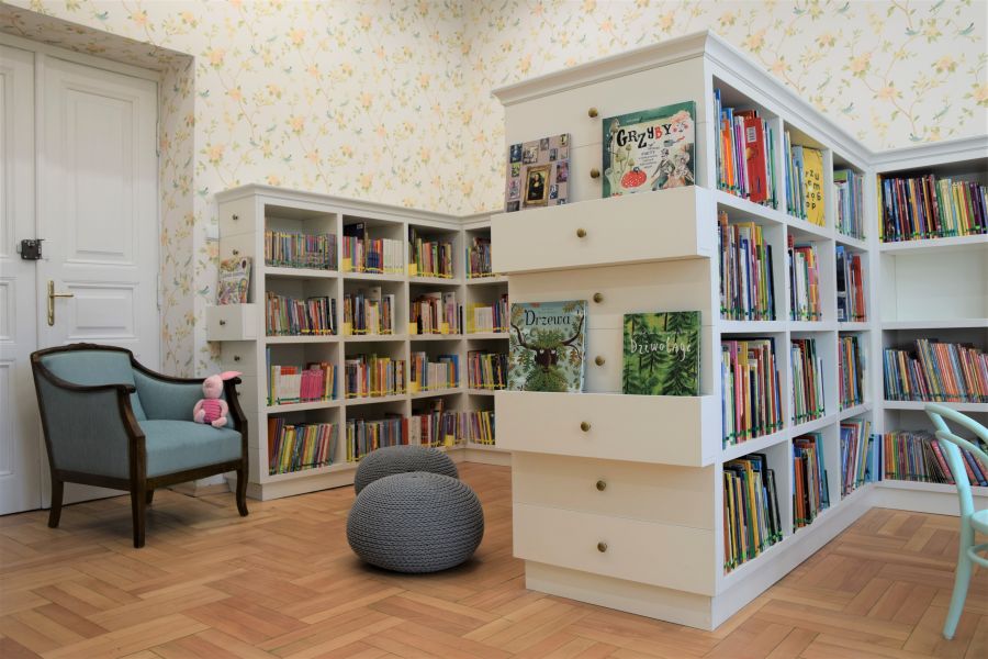 Biblioteka Kraków wnętrza siedziba główna