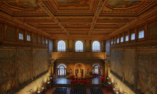 sala 500 w Palazzo Vecchio