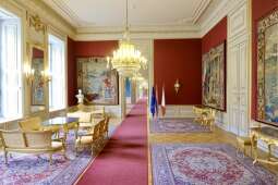 Salon Czerwony z gobelinami