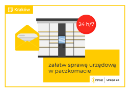 Krakowianie mogą załatwić sprawy urzędowe w paczkomacie