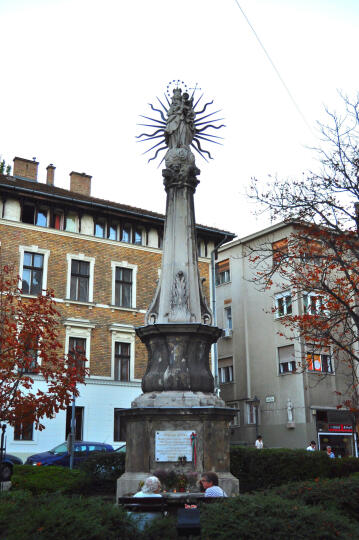 Kolumna Mariańska - Budapeszt I dzielnica 