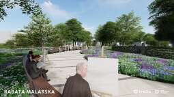 Plac Axentowicza rozkwitnie tysiącami bylin i kwiatów