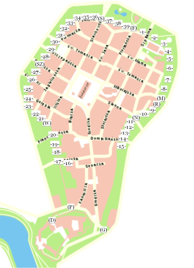 baszty mapa