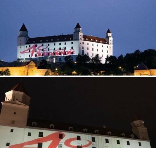 Bratysława - 40. rocznica Solidarności 