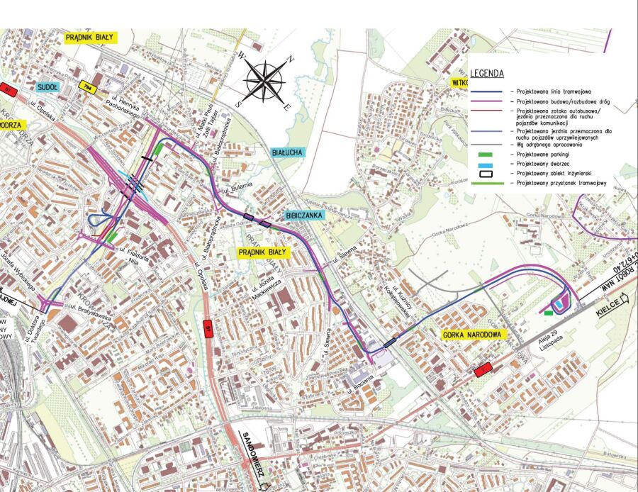 górka narodowa mapa