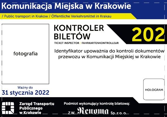 Identyfikator służbowy kontrolera
