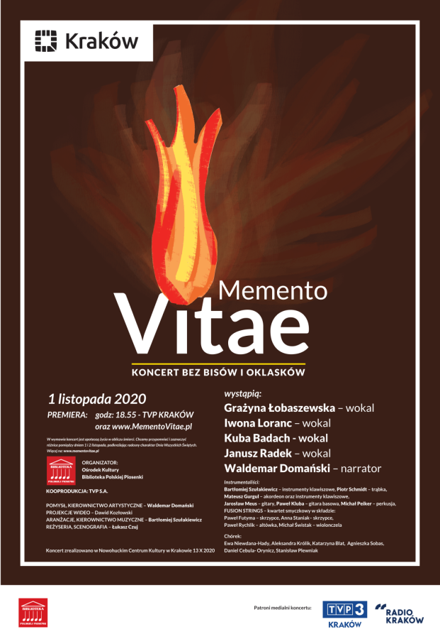 Koncert Memento Vitae plakat