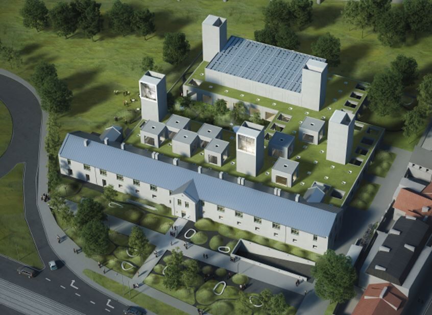 planeta lem, wizualizacja planety lem, budynek planety lem