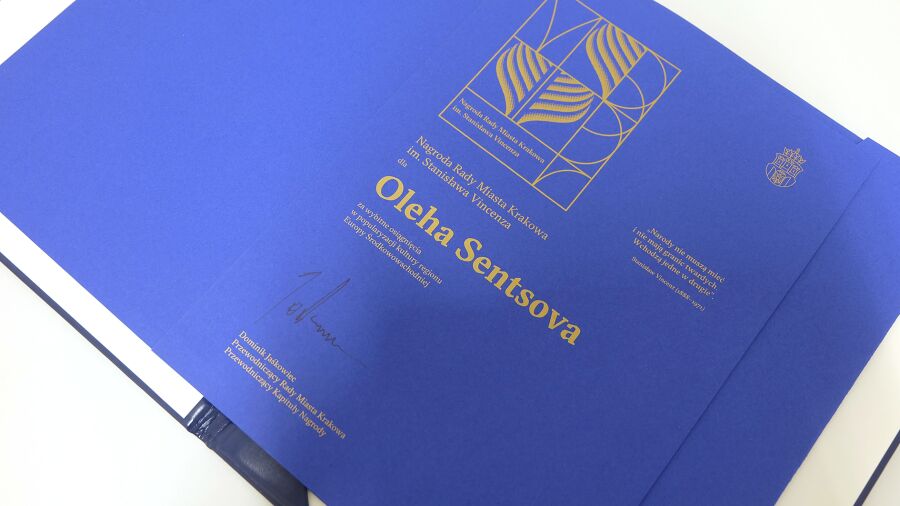 dyplom, oleg sencow_
