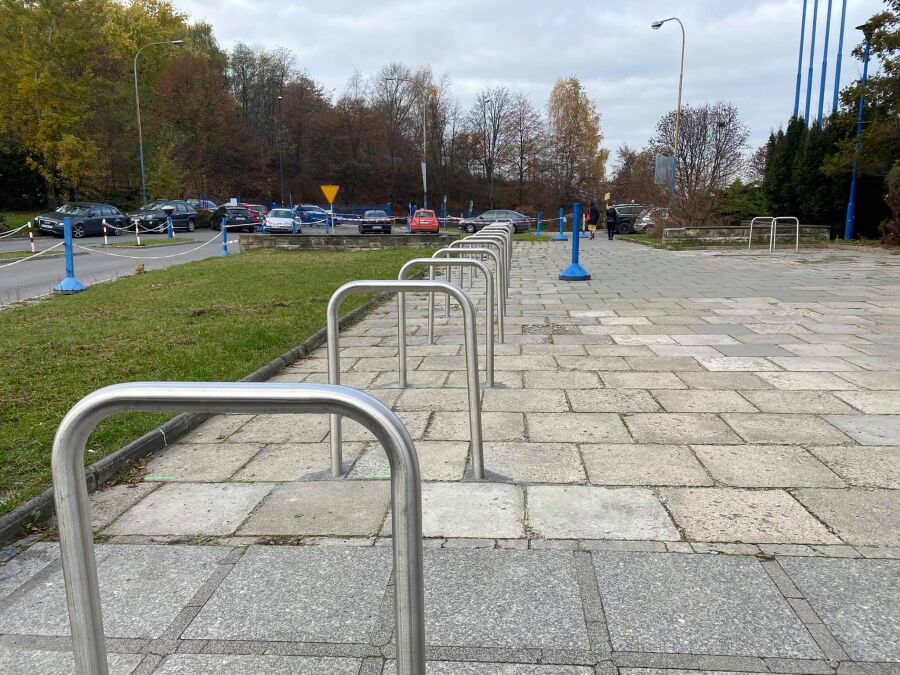 stojaki rowerowe szpital prokocim