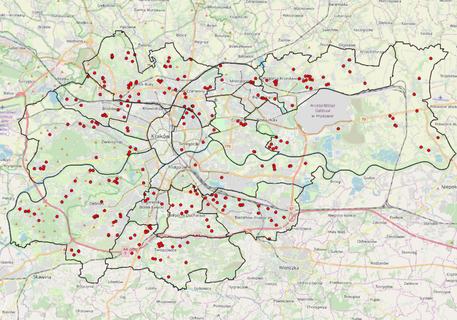mapa termowizyjna kontrola domów