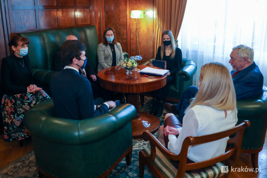 Stypendium im. Juliusza Lea 2020, spotkanie, stypendyści