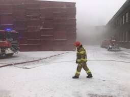 Pożar w archiwum Urzędu Miasta Krakowa