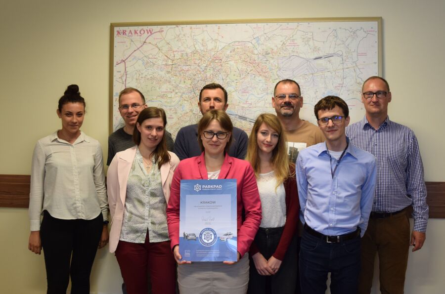 ParkPAD Certificate for Kraków