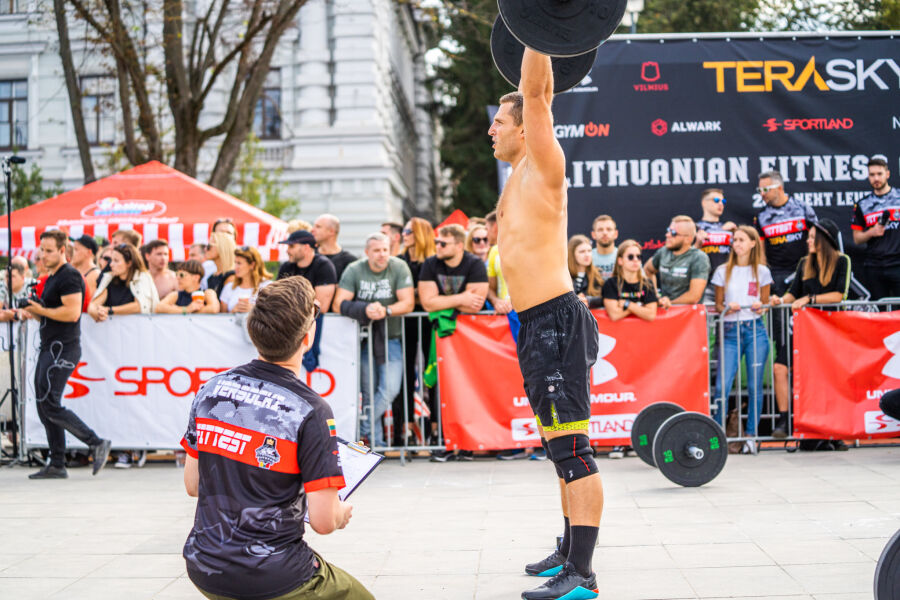 Wileński Festiwal Sportu - zawody w podnoszeniu ciężarów 