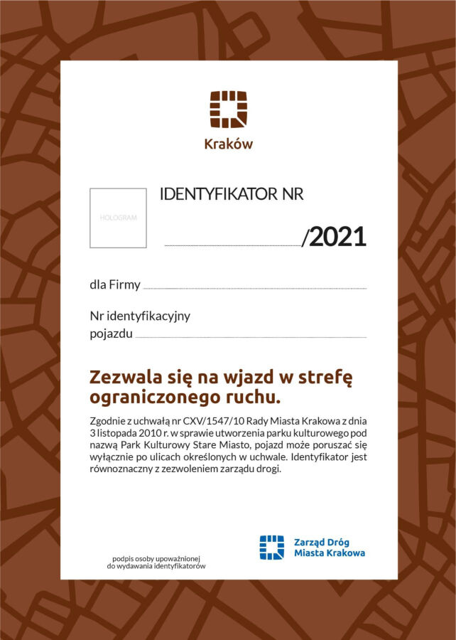 Wzór identyfikatora