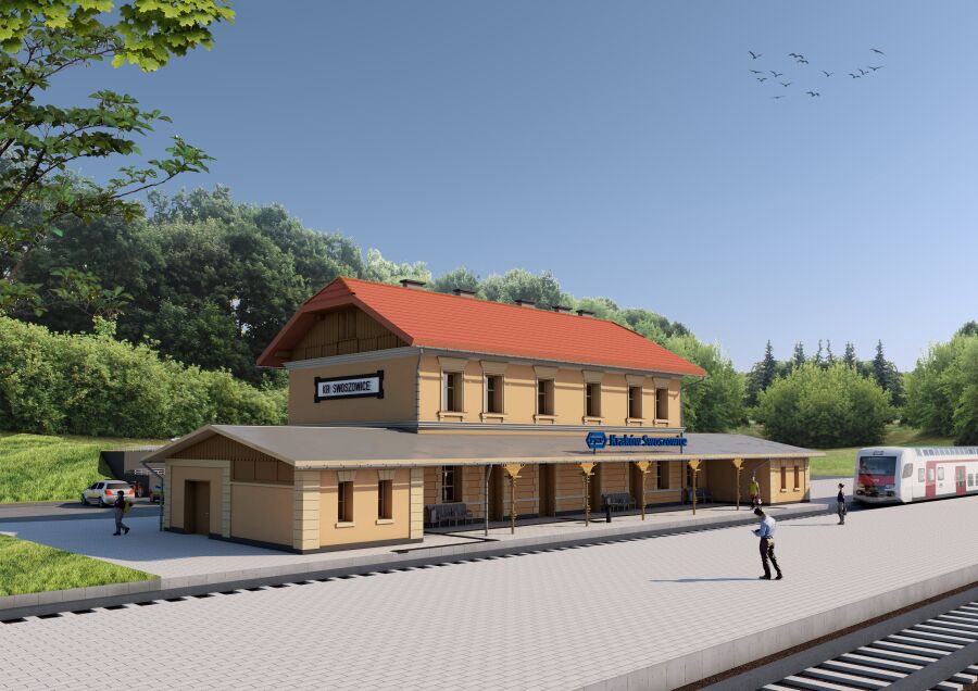 swoszowice - dworzec kolejowy_wizualizacja