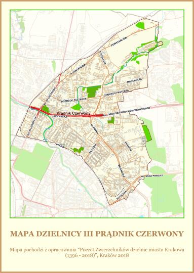 mapka dzielnicy III