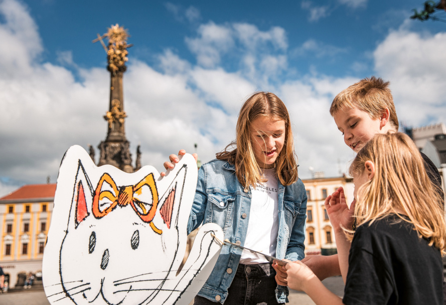 Zwiedzanie Ołomuńca dla dzieci z kotem Ola 