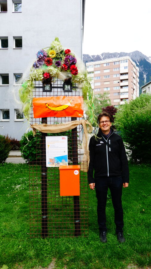 Maskotka Cindy z parku w Innsbrucku