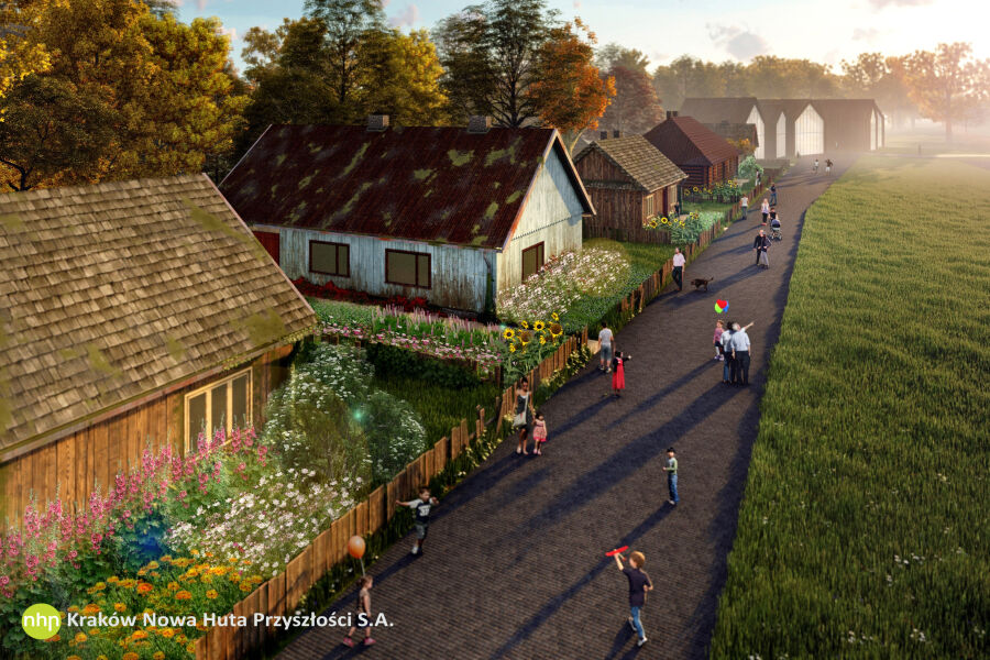 Wizualizacja Parku Edukacyjnego Branice