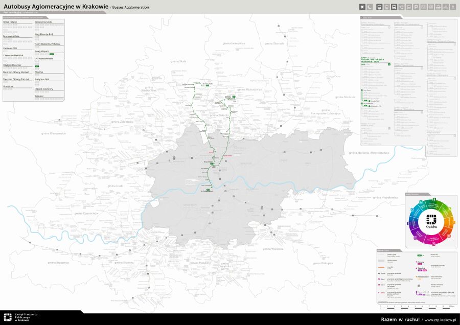 Wzmocnienia komunikacji miejskiej MAPA 2021 sierpień