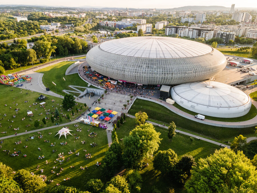 Tauron Arena dron, Arena Garden