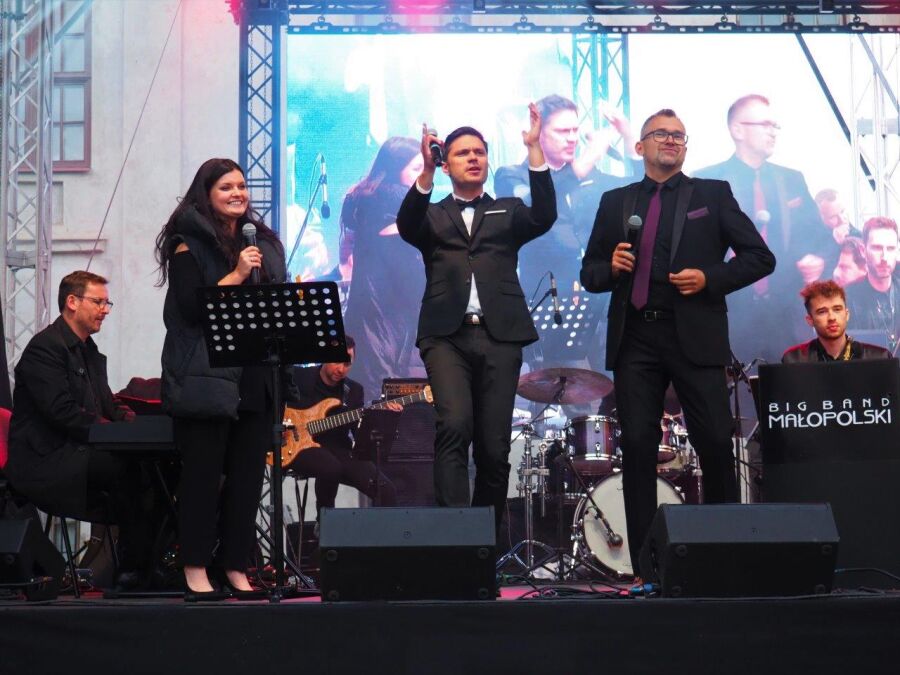 Koncert „Brzmienia Krakowa” w Wilnie - artyści na scenie