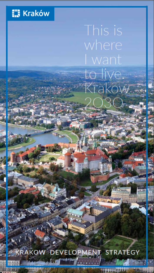 Banner This is where I want to live. Krakow 2O3O