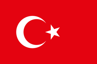 Flaga Turcji. Fot. domena publiczna