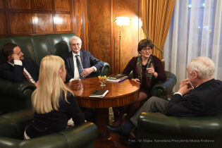 Wizyta Sekretarz Generalnej Europa Nostra u Prezydenta Krakowa . Fot. W. Majka - Urzad  Miasta Krakowa