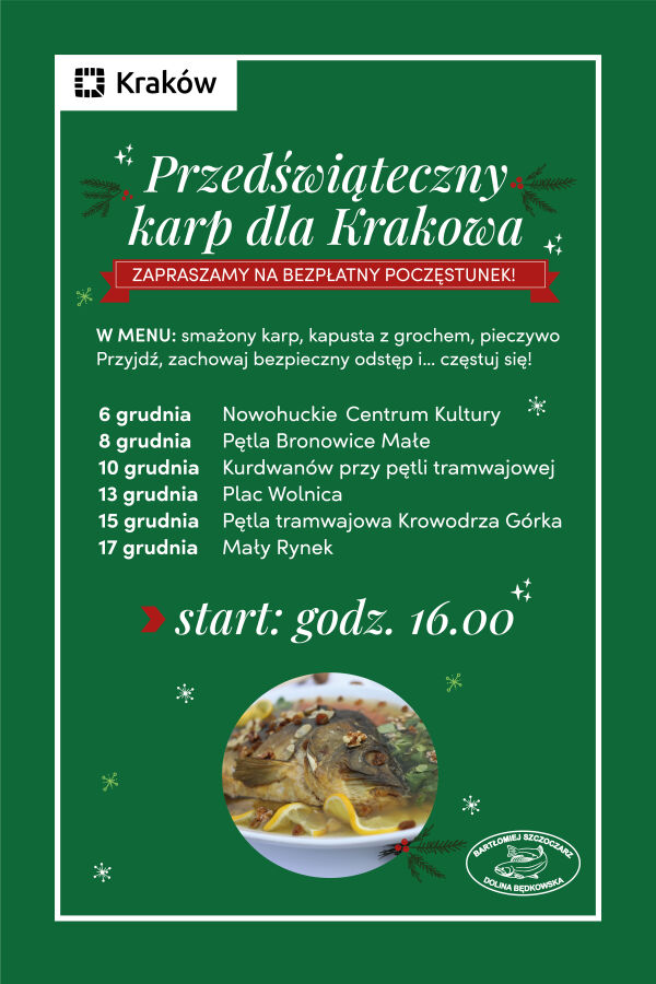 Przedświąteczny karp dla Krakowa 