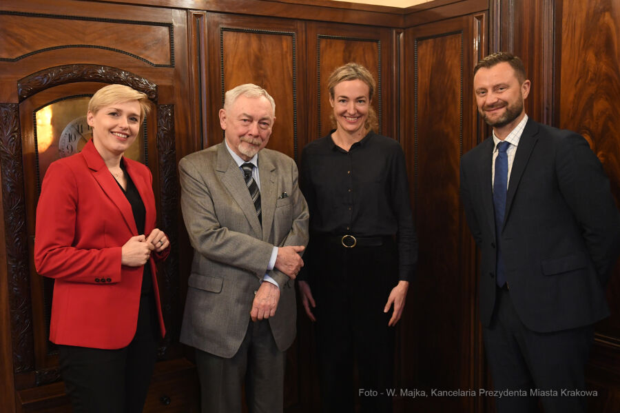 Spotkanie Prezydenta Krakowa z Sekretarz Generalną EFA. 
