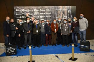 Alpiniści podczas Międzynarodowego Festiwalu Filmów Gorskich Bilbao Mendi Film Festival . Fot. materiały prasowe
