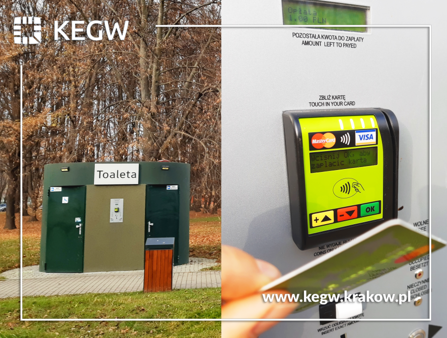 Bezdotykowa toaleta miejska