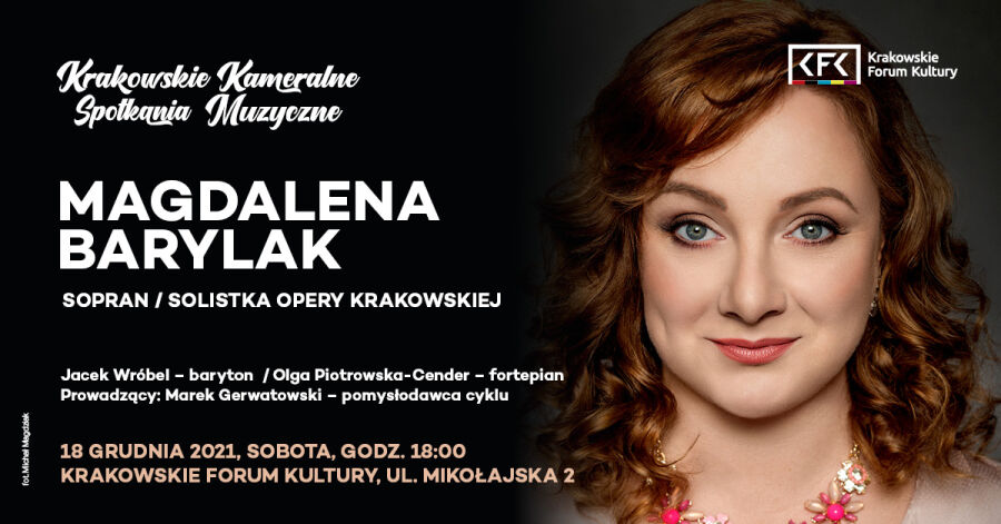 Spotkanie z sopranistką Magdaleną Barylak w KFK