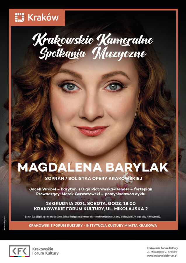 Spotkanie z sopranistką Magdaleną Barylak w KFK