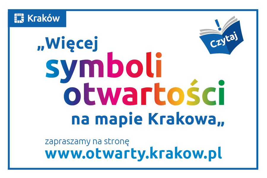Więcej symboli otwartości na mapie Krakowa